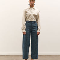 MAN-TLE W-R19P4 High Wide Pants, Blue