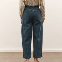 MAN-TLE W-R19P4 High Wide Pants, Blue