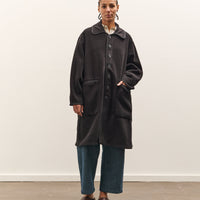 MAN-TLE Balmacaan Coat, Black