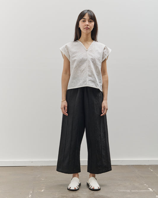 MAN-TLE W-R18S5 Box Shirt, Shell linen