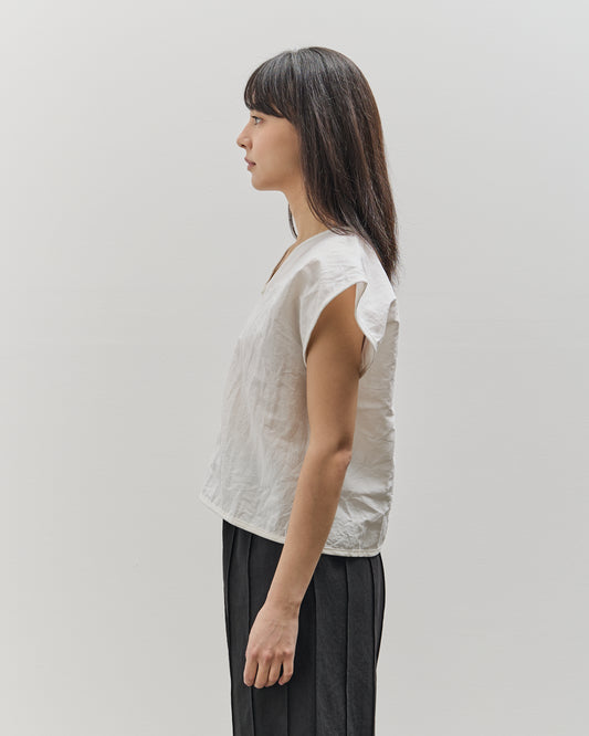 MAN-TLE W-R18S5 Box Shirt, Shell linen