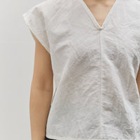 MAN-TLE W-R18S5 Box Shirt, Shell linen
