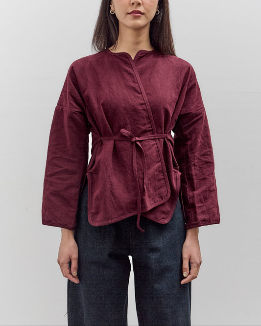 MAN-TLE Cross Cardigan, Sap Linen