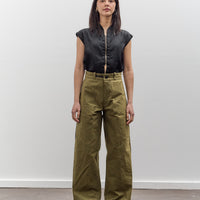 MAN-TLE High Wide Pants, Field Wax
