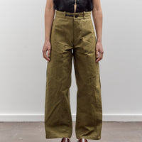 MAN-TLE High Wide Pants, Field Wax