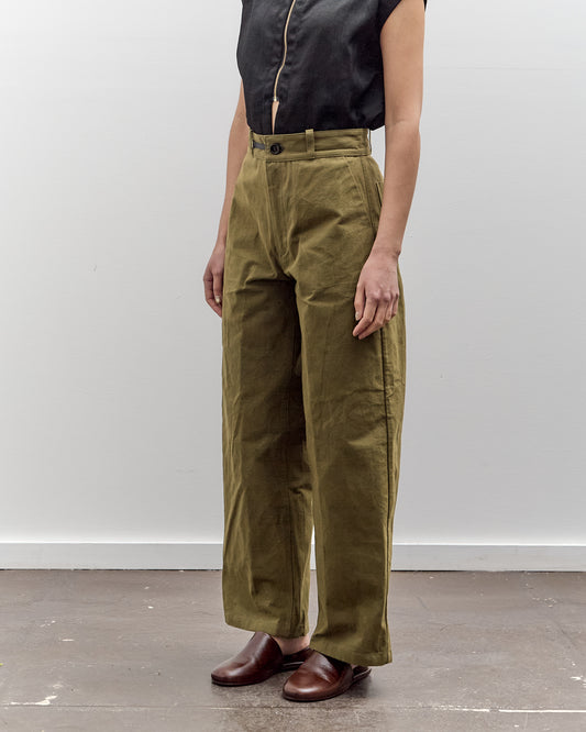 MAN-TLE High Wide Pants, Field Wax