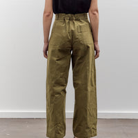 MAN-TLE High Wide Pants, Field Wax