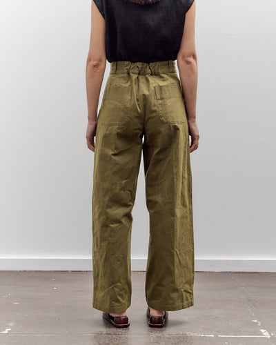 MAN-TLE High Wide Pants, Field Wax