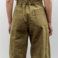 MAN-TLE High Wide Pants, Field Wax