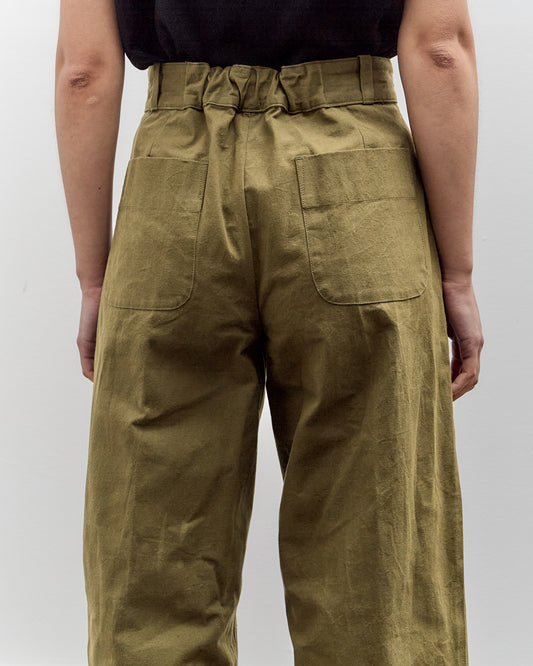 MAN-TLE High Wide Pants, Field Wax