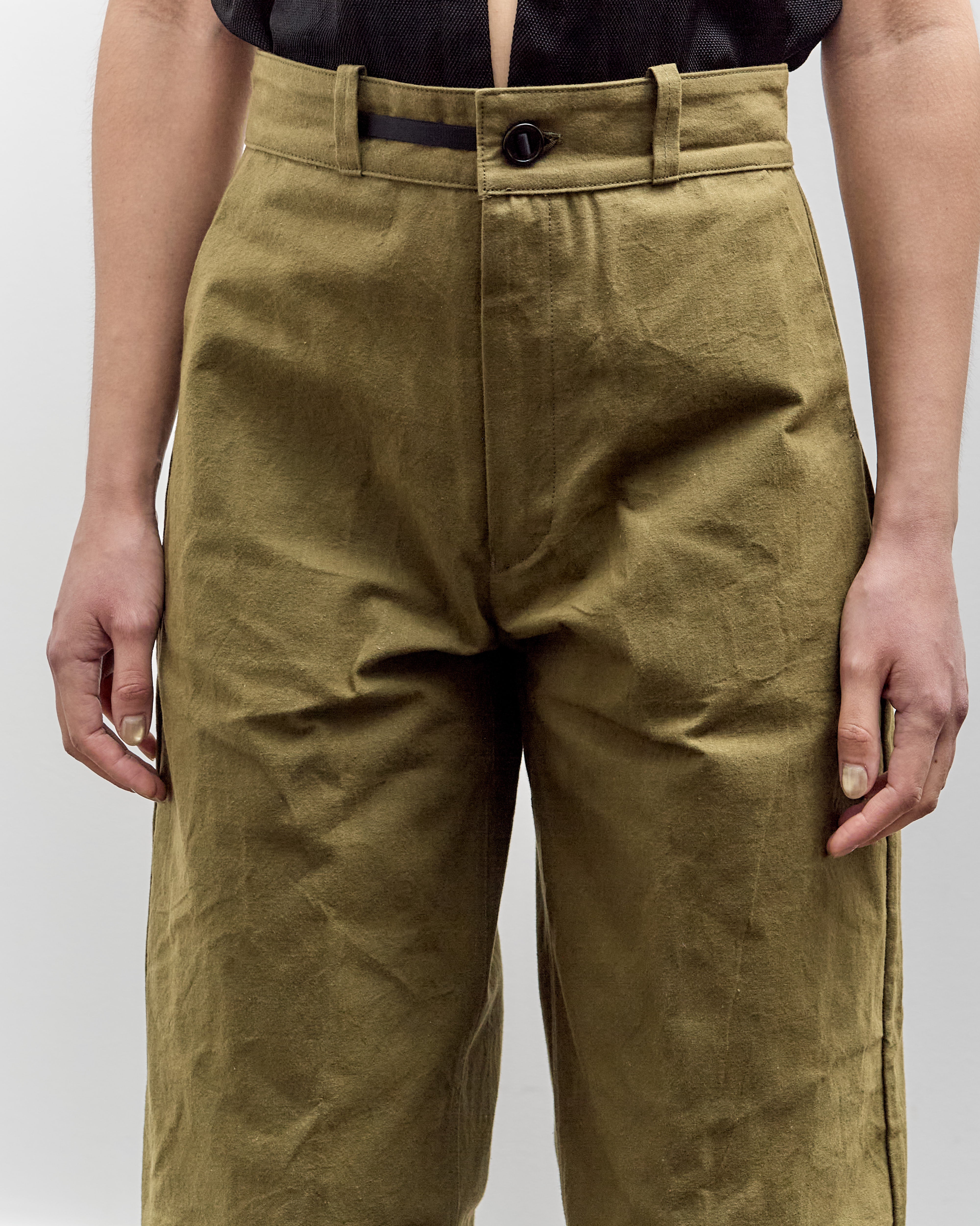 MAN-TLE High Wide Pants, Field Wax – Glasswing