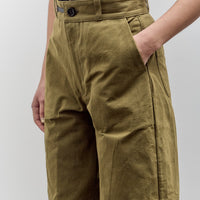 MAN-TLE High Wide Pants, Field Wax
