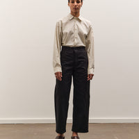 MAN-TLE W-R0P4 High Wide Pant, Black Wax