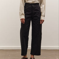 MAN-TLE W-R0P4 High Wide Pant, Black Wax