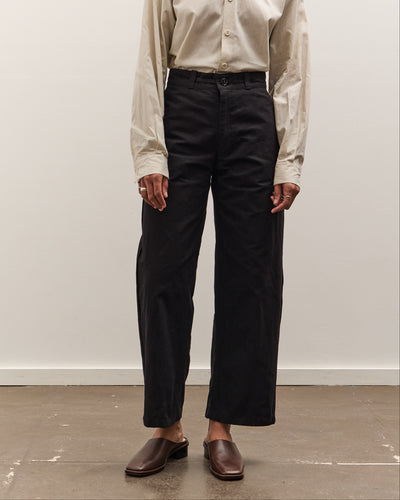 MAN-TLE W-R0P4 High Wide Pant, Black Wax