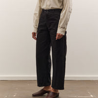 MAN-TLE W-R0P4 High Wide Pant, Black Wax