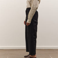 MAN-TLE W-R0P4 High Wide Pant, Black Wax