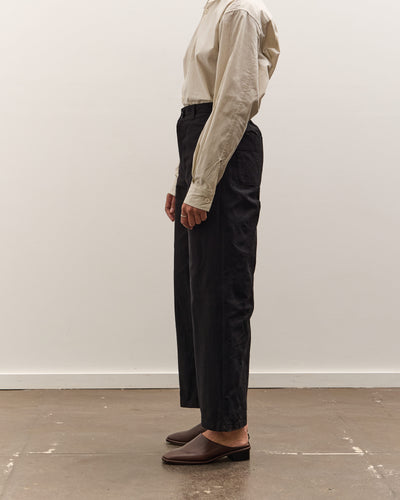 MAN-TLE W-R0P4 High Wide Pant, Black Wax