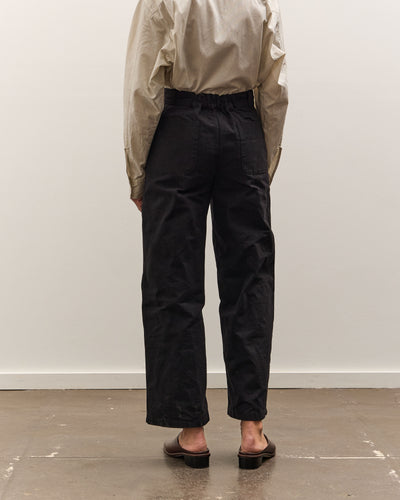 MAN-TLE W-R0P4 High Wide Pant, Black Wax
