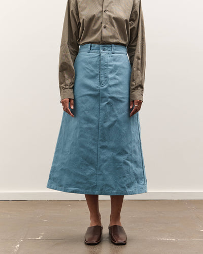 MAN-TLE W-R19P7 High Wide Skirt, Blue
