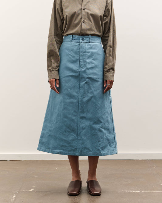 MAN-TLE W-R19P7 High Wide Skirt, Blue