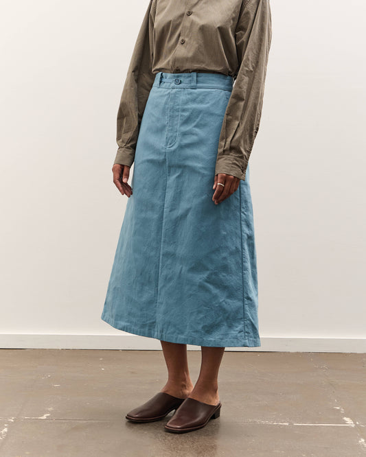 MAN-TLE W-R19P7 High Wide Skirt, Blue