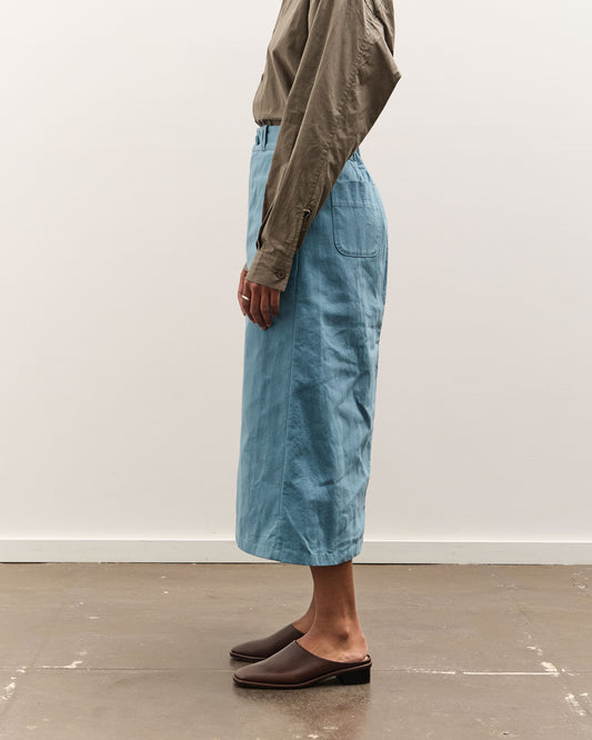 MAN-TLE W-R19P7 High Wide Skirt, Blue