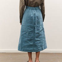 MAN-TLE W-R19P7 High Wide Skirt, Blue