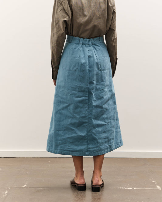 MAN-TLE W-R19P7 High Wide Skirt, Blue