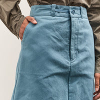 MAN-TLE W-R19P7 High Wide Skirt, Blue