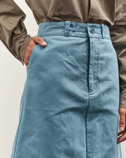 MAN-TLE W-R19P7 High Wide Skirt, Blue