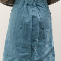 MAN-TLE W-R19P7 High Wide Skirt, Blue