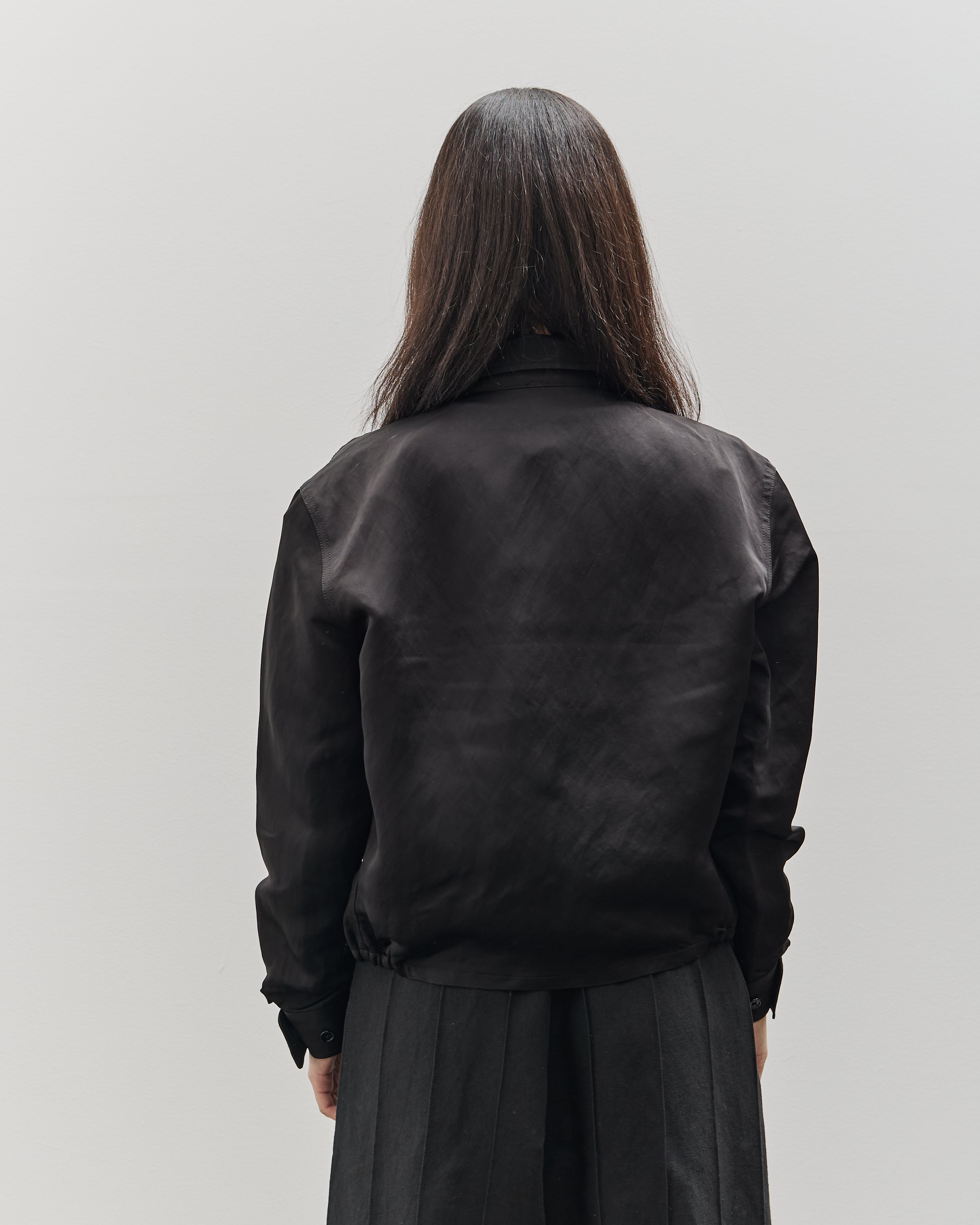 Theredthread S flip nylon jacket　黒 THEREDTHREAD / ザレッドスレッド】S flip nylon jacket