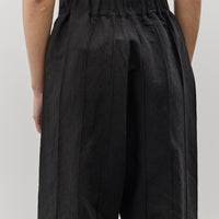 MAN-TLE W-R18P3 Tuck Pant, Black Bamboo
