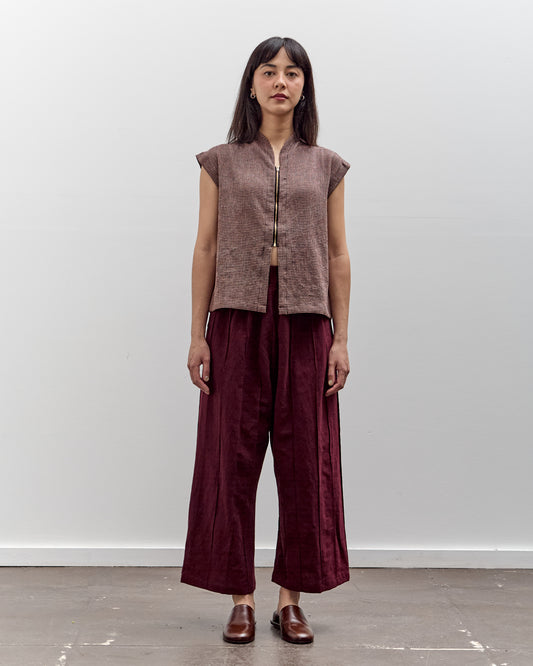 MAN-TLE Tuck Pants, Sap Linen
