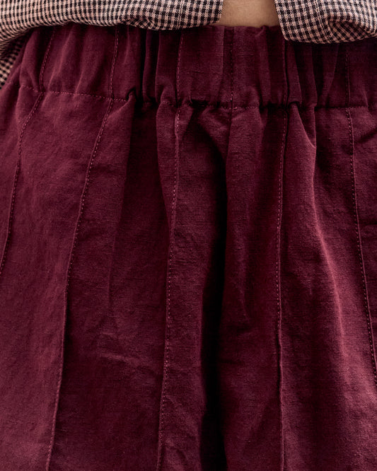 MAN-TLE Tuck Pants, Sap Linen
