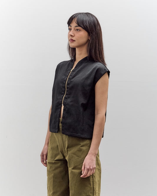 MAN-TLE Zip Tank, Black School Canvas