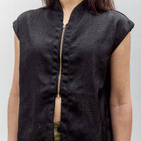 MAN-TLE Zip Tank, Black School Canvas
