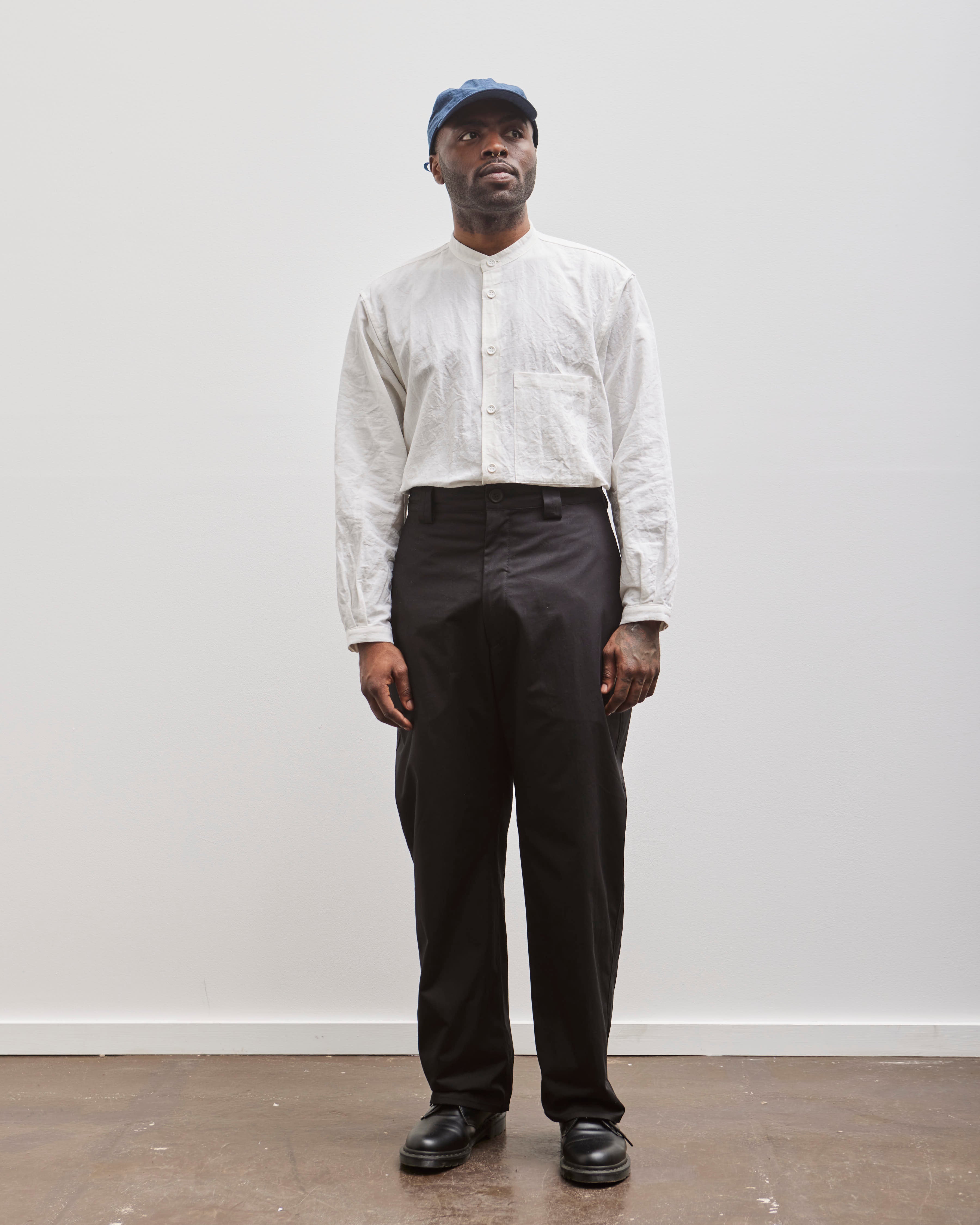 OVY x GHbM BRITISH TWILL TROUSERS Ｌ ブラック ovy GHbM BRITISH TWILL TROUSERS L