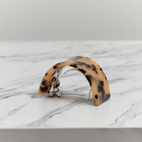 Machete French Pony Barrette, Blonde Tortoise