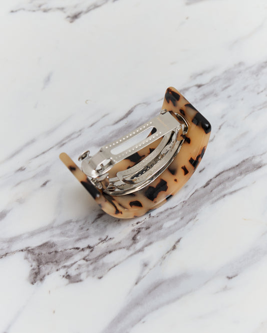 Machete French Pony Barrette, Blonde Tortoise