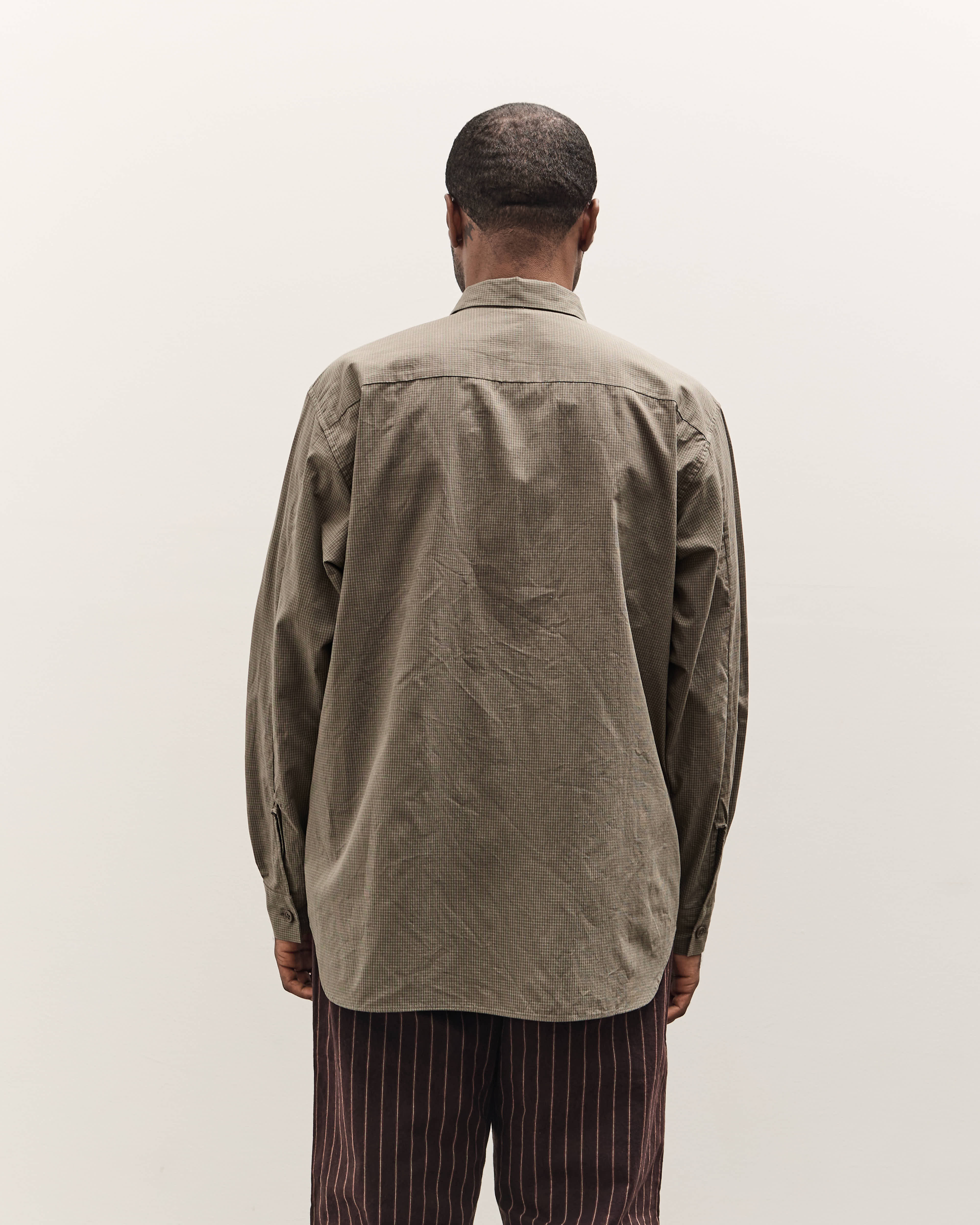 MAN-TLE R19S8 Weather Shirt Unisex, Historic Grid – Glasswing