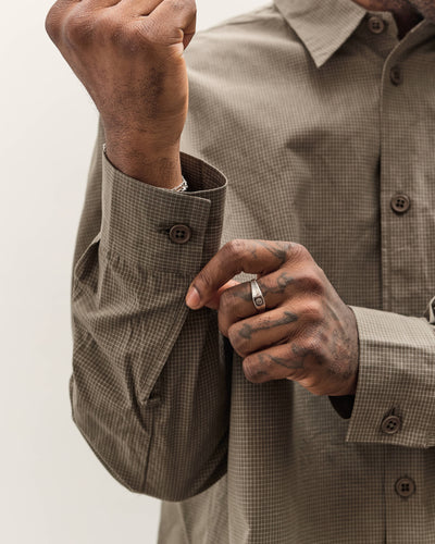 MAN-TLE R19S8 Weather Shirt, Historic Grid