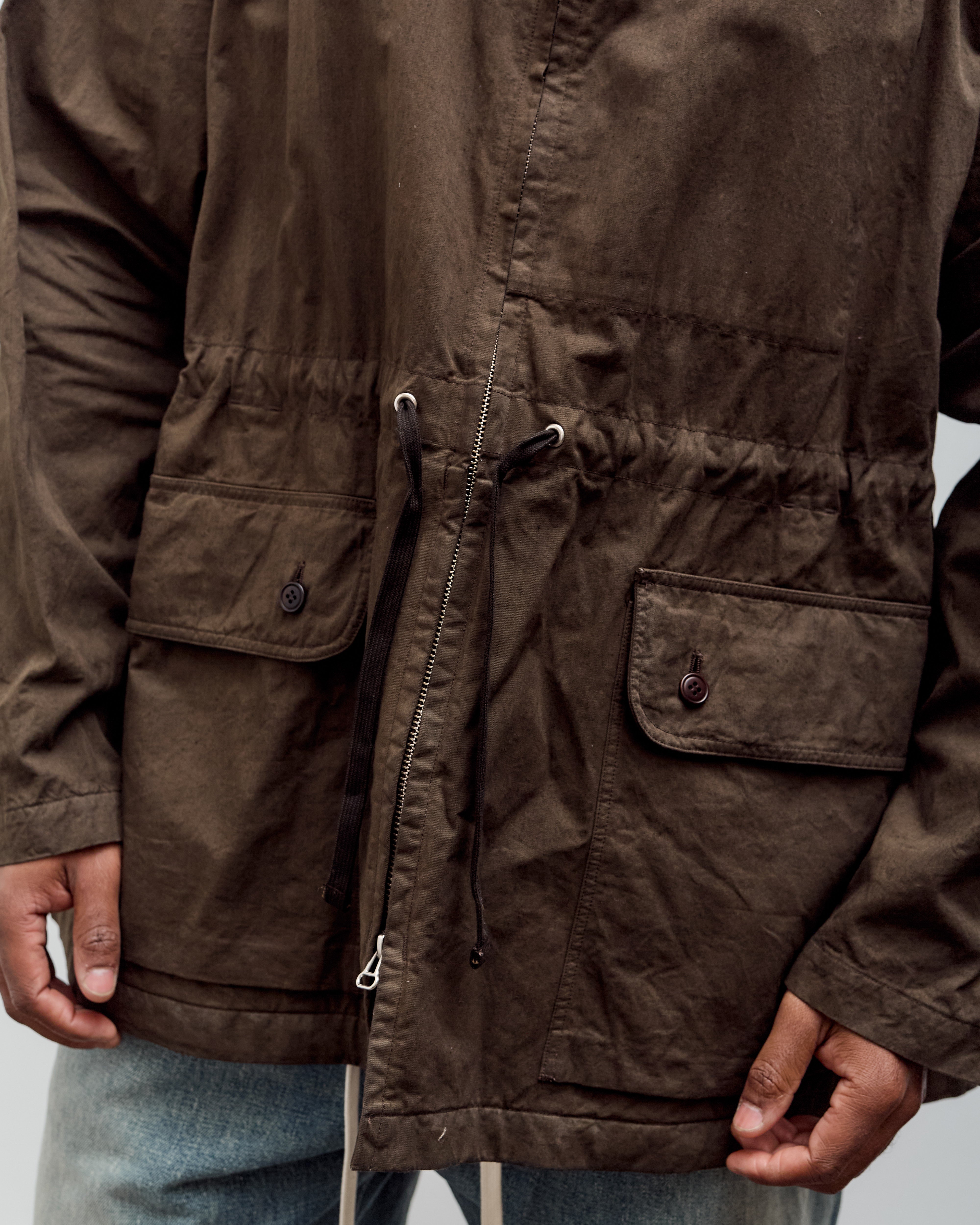 Zip Parka, Shiki Mud Dye – Glasswing