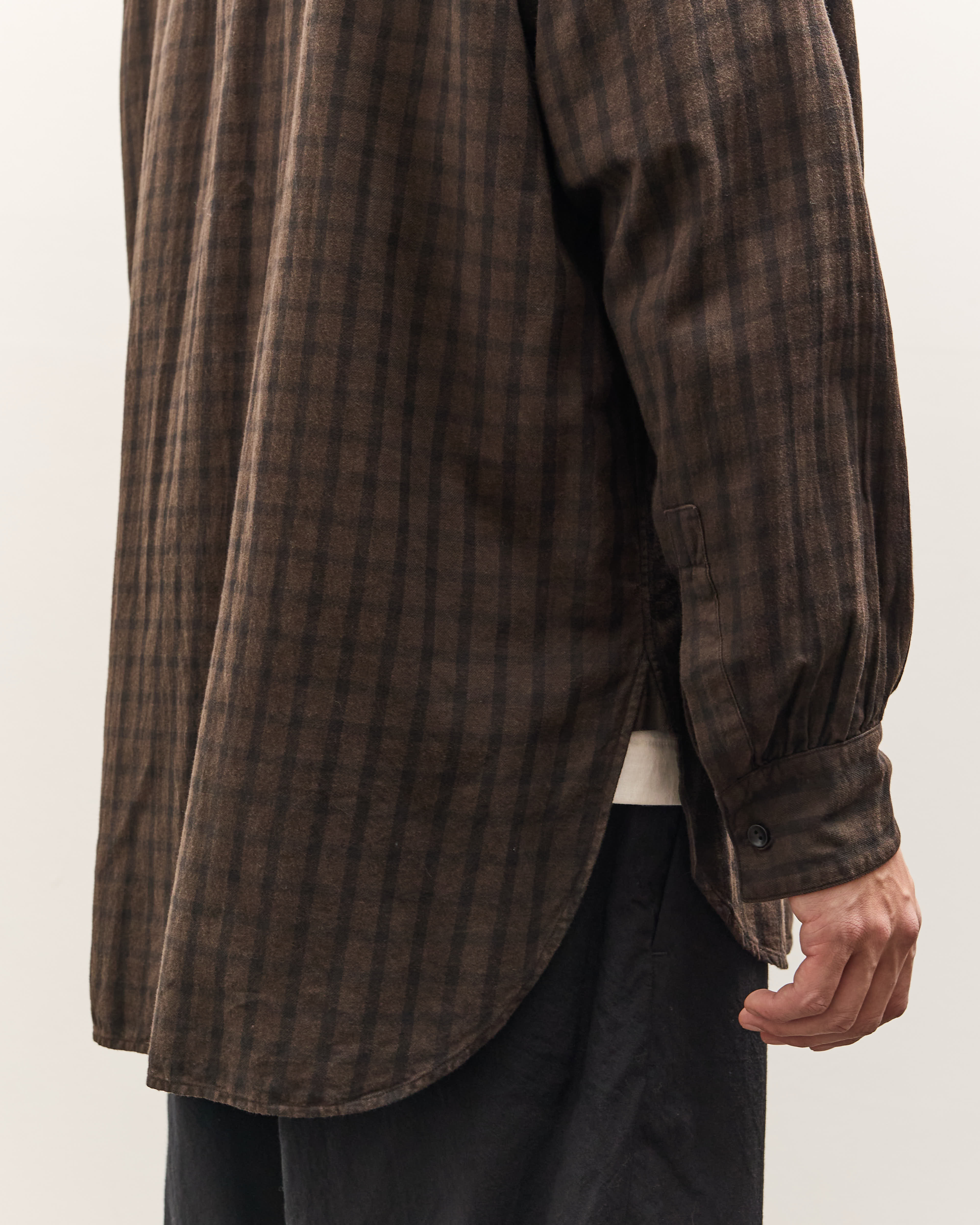 Mark.S Check Dress Shirt, Mud Dye – Glasswing