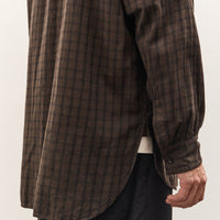 Mark.S Check Dress Shirt, Mud Dye