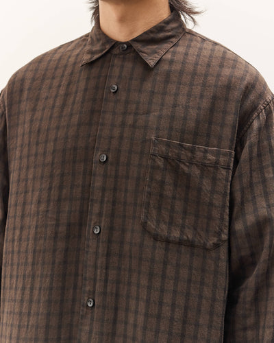 Mark.S Check Dress Shirt, Mud Dye