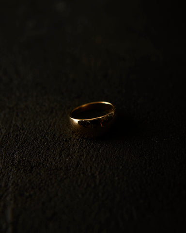 Maslo Domed Ring, Gold