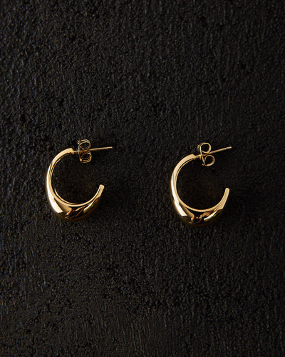 Maslo Inez Earrings, Gold