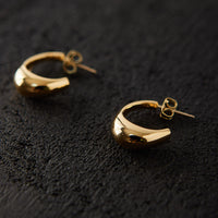 Maslo Inez Earrings, Gold